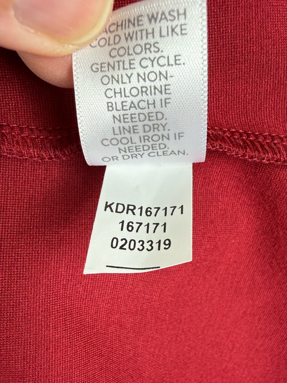 J Jill Ponte Shift Dress Red Medium NWT - Picture 5 of 6